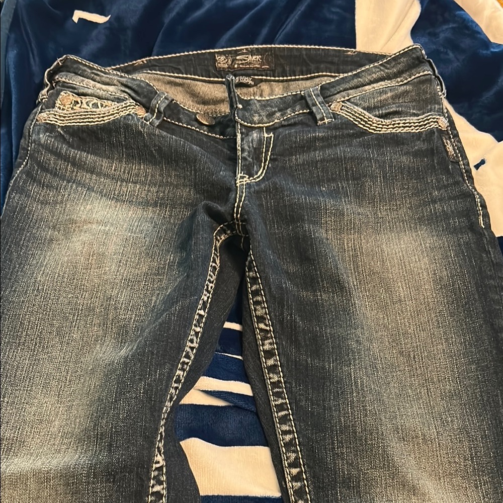 Women’s Silver Capris Size 31